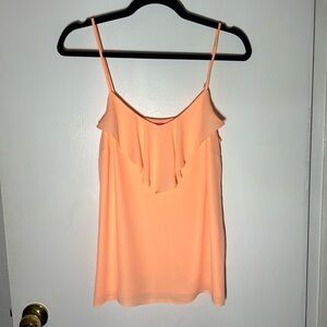 Lilly Pulitzer Ruffle Dusk Top Size Small EUC